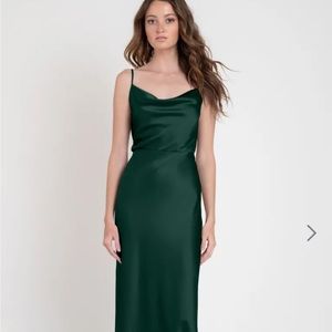 Jenny Yoo Sylvie dress in emerald green size 4